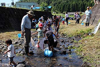 古橋のオオサンショウウオを守る会の活動写真