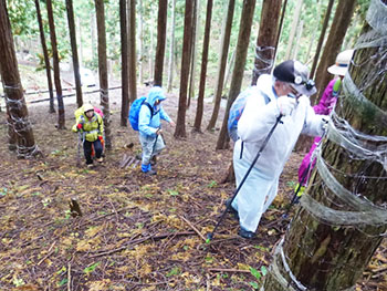 日本熊森協会滋賀県支部　活動のようす画像