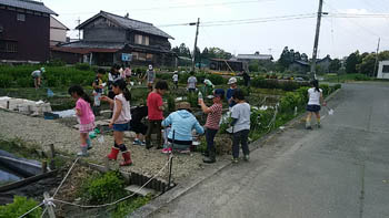 ヤナちゃんクラブ活動のようす画像