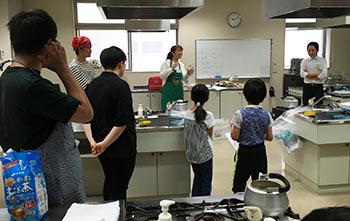 学生料理協会の活動のようす画像