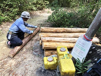 猪子山・地獄越え周辺の山道を良くする会 　活動のようす画像
