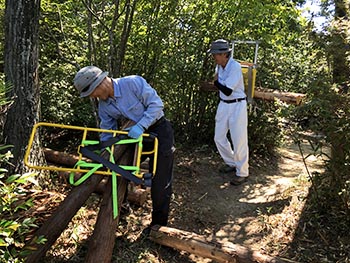 猪子山・地獄越え周辺の山道を良くする会 　活動のようす画像